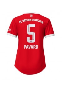 Bayern Munich Benjamin Pavard #5 Fotballdrakt Hjemme Klær Dame 2022-23 Korte ermer